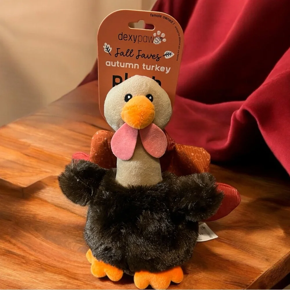 🆕 Dexy Paws Turkey Dog Toy